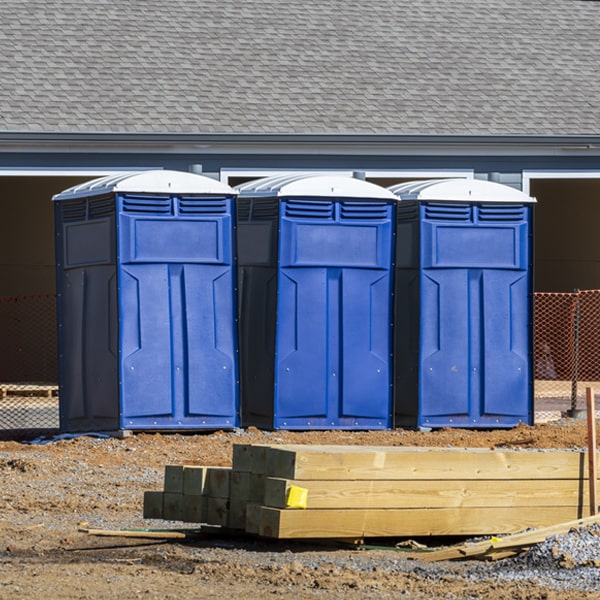 are there any restrictions on what items can be disposed of in the porta potties in Los Veteranos II Texas